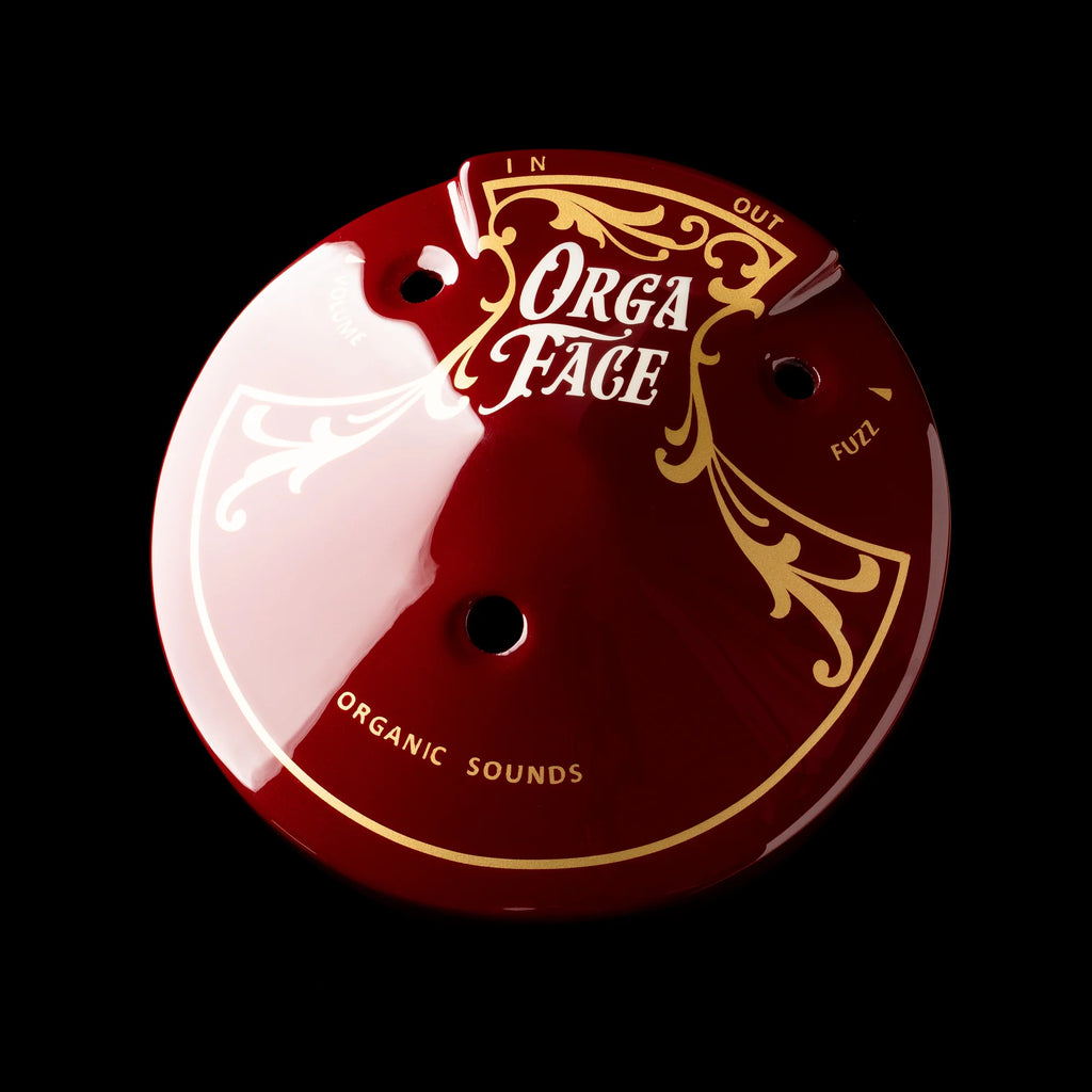 ORGA FACE "Leaf Ornament" Red