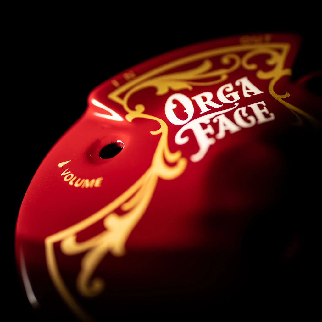 ORGA FACE "Leaf Ornament" Red